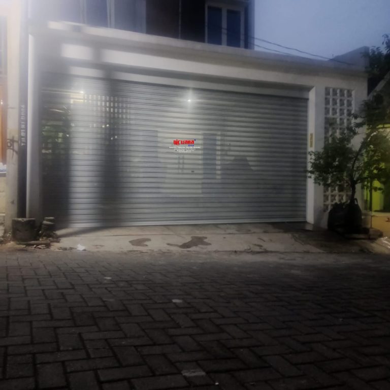Proyek Pemasangan Pintu Rolling Door Electric Full Perforated Ketebalan 1,2mm di Ngaliyan kota Semarang Jawa Tengah
