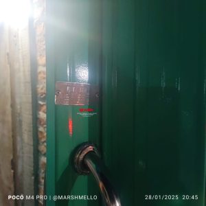 Proyek pemasangan Pintu Folding Gate Standart Ketebalan 0,5mm di Mranggen, Demak Jawa Tengah.