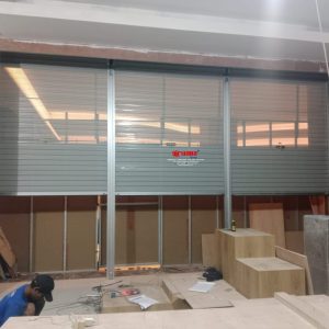 Nirwana Group telah menyelesaikan pemasangan Rolling Door One Sheet Full Perforated di DP Mall  Kota Semarang Jawa Tengah