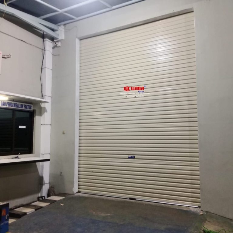 Nirwana Group telah menyelesaikan pemasangan Rolling Door One Sheet Polos di Penerbit Erlangga Kota Semarang Jawa Tengah