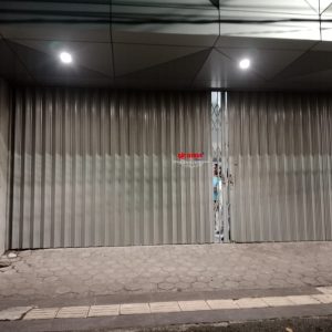 Proyek Pemasangan Pintu Folding Gate Premium Ketebalan 1mm di Kranggan Kota Semarang Jawa Tengah