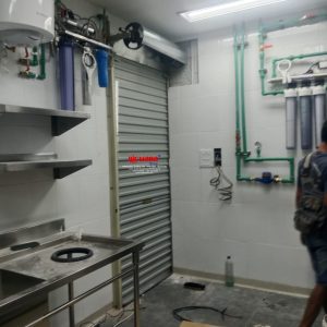 Nirwana Group telah menyelesaikan pemasangan Rolling Door One Sheet Full Perforated di Queen City Mall Kota Semarang Jawa Tengah