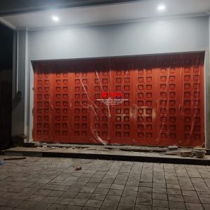 Pemasangan Pintu Lipat Premium Ekonomis ketebalan 1,2mm di Temanggung Jawa Tengah