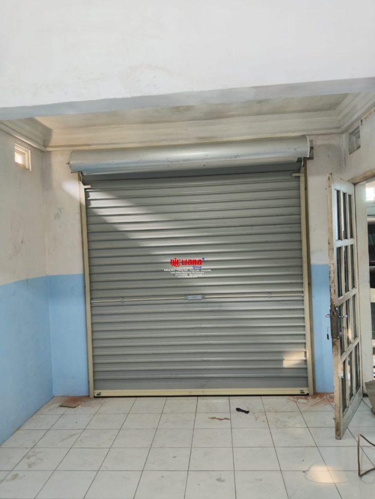 Nirwana Group telah menyelesaikan Pemasangan Pintu Rolling Door One Sheet Polos di Jangli kota Semarang Jawa Tengah