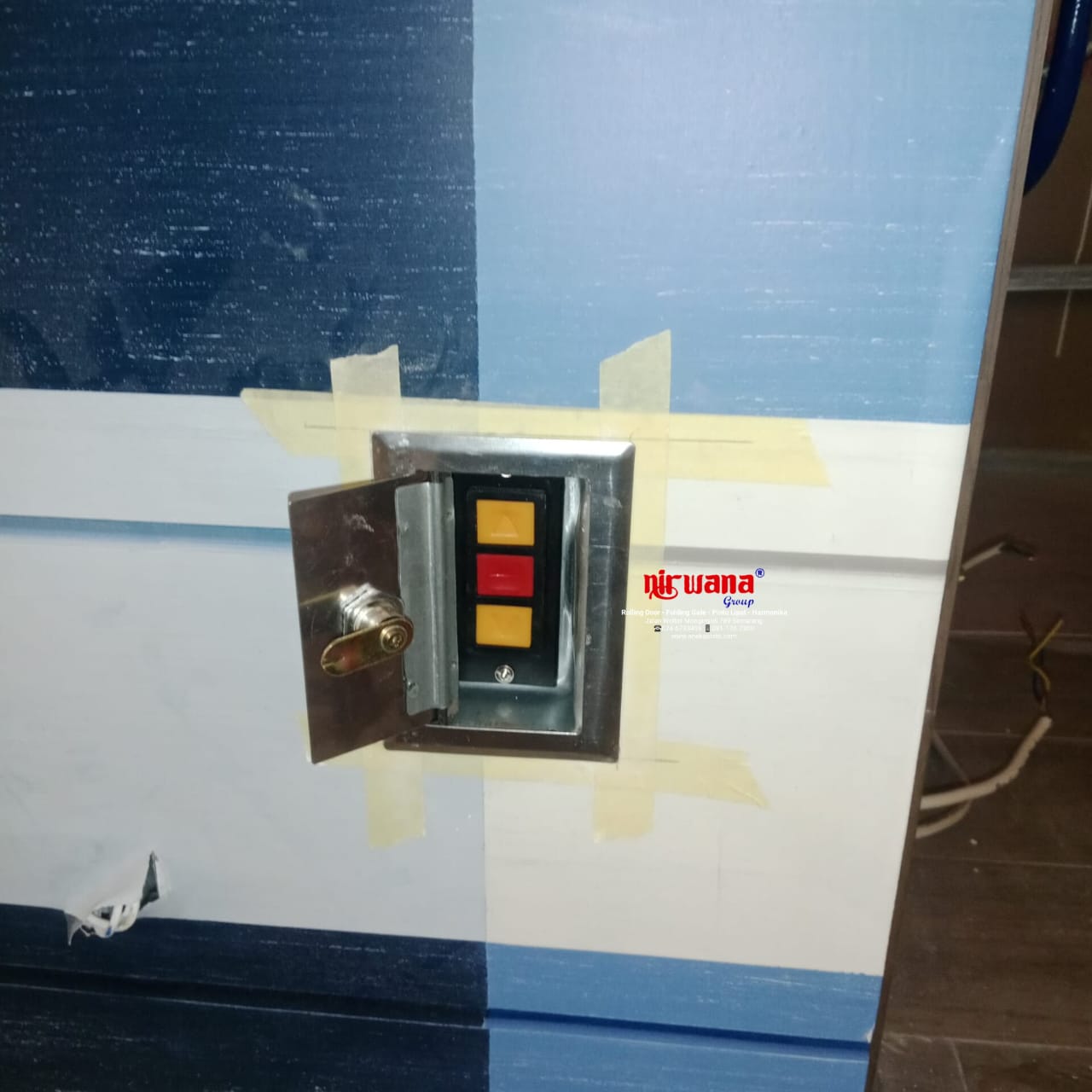 Proyek Pemasangan Pintu Rolling Door Electric Full Perforated Ketebalan 1,2mm di Tenant Bath and Body Works Dp Mall Semarang